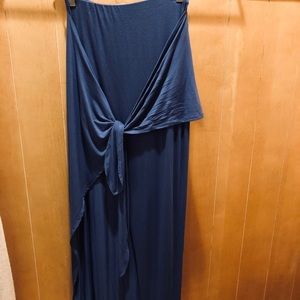 Tie Front Maxi Skirt from Francesca’s Boutique